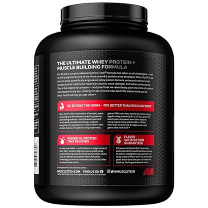 Whey Protein Powder, MuscleTech Nitro-Tech Whey Protein Isolate & Peptides, Protein MuscleTechBuy Supplements Australia