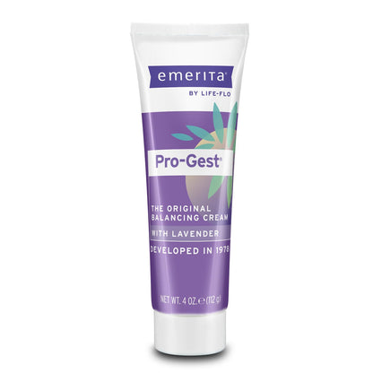 Emerita Pro-Gest Cream with Calming Lavender Oil, Original Balancing Cream with USP Progesterone Emerita