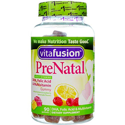 VitaFusion PreNatal Gummies, 90 Count (Pack of 4) Vitafusion