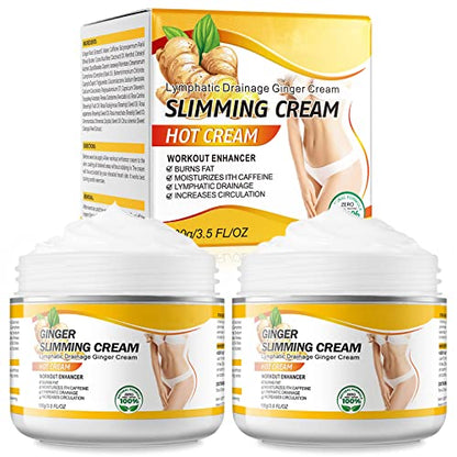 2PCS VOGSIG Ginger Slimming Cream - Anti Cellulite, Fat Burning, Tightening & Moisturizin VOGSIG