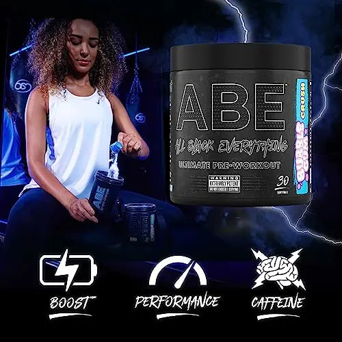 ABE All Black Everything Pre Workout Energy, Increase Physical Performance with Citrulline Applied Nutrition