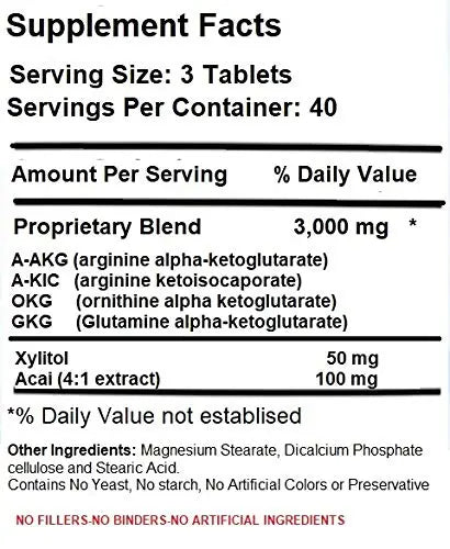 Absonutrix Xtreme Power Formula Nitric Oxide Blend 120 Tablets Absonutrix Xtreme Power Formula