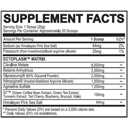 Black Magic Supply Ecto Plasm - Sherbet Pop - Non-Stimulant Pump Igniter - Supernatural Black Magic Supply