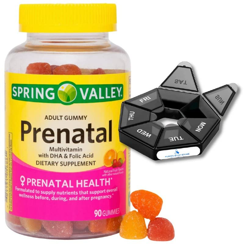 Spring Valley Prenatal Vitamins for Women- Gummies 90ct FUSION SHOP STORE Smart choices, meaningful life!