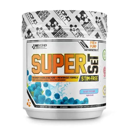 Beyond Yourself SuperSET Stim-Free | Insane Caffeine Stimulant Free Pre-Workout Formula Beyond Yourself