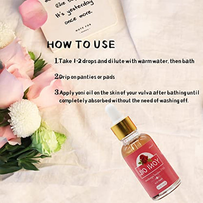 Yoni Soap Bars Vaginal Wash & Natural Yoni Oil Set Of 3, Ph Balance Eliminates Odor for Women Wovarkie