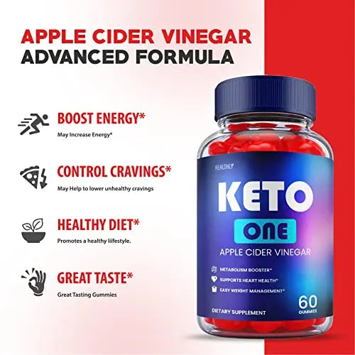 (2 Pack) Keto One Gummies Advanced - Official Formula, Vegan - Keto One Gummies Healthly