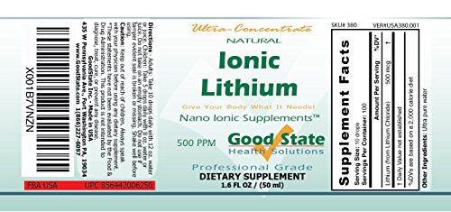 (Glass Bottle) Good State Liquid Ionic Lithium Ultra Concentrate Good State