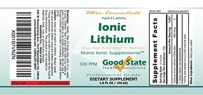 (Glass Bottle) Good State Liquid Ionic Lithium Ultra Concentrate Good State