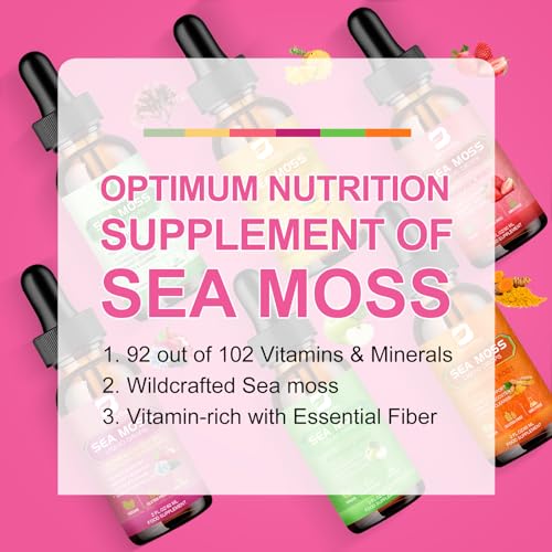 3000mg Sea Moss Liquid Drops - Organic Black Seed Oil & Irish Sea Moss B BEWORTHS