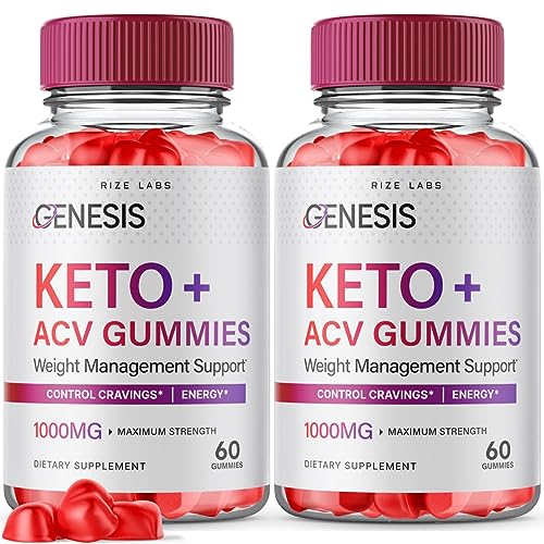 (2 Pack) Genesis Keto Gummies - Genesis Keto ACV Gummies Advanced Weight Loss rize labs