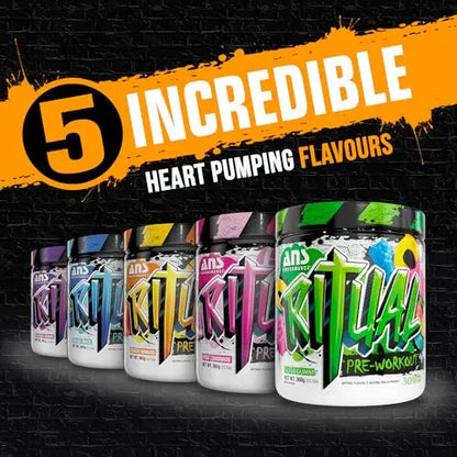 ANS Performance Ritual Pre Workout (30 Servings, 12.7 oz) - Complete Preworkout Formula ANS Performance