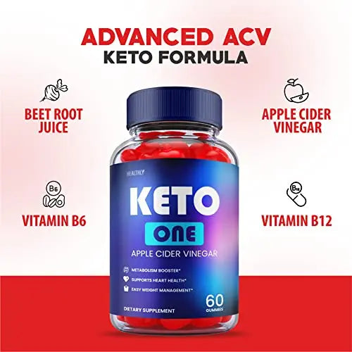 (2 Pack) Keto One Gummies Advanced - Official Formula, Vegan - Keto One Gummies Healthly