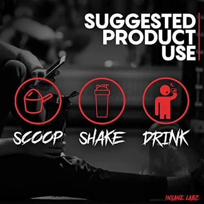 Insane Labz Psychotic, High Stimulant Pre Workout Powder, Extreme Lasting Energy Insane Labz