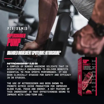 PERFORMIX Supercharged Pump - Nitrosigine and Betaine Pre Workout Supplement PERFORMIX