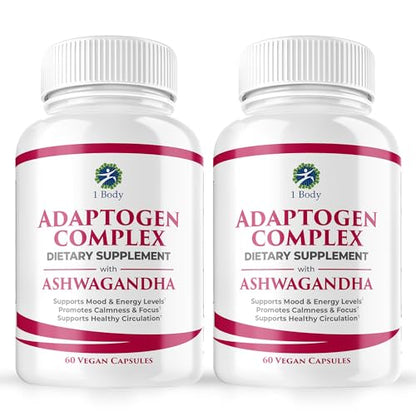 1 Body Adaptogen Complex Supplement with Ashwagandha 1 Body
