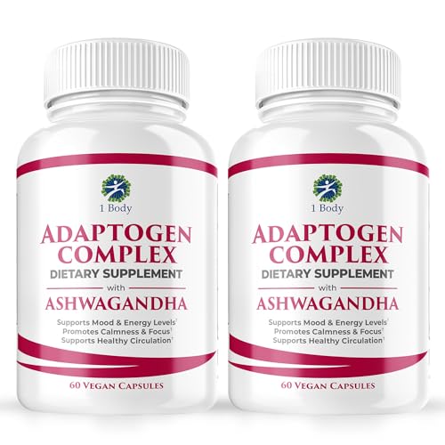 1 Body Adaptogen Complex Supplement with Ashwagandha 1 Body