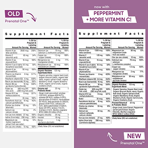 Rainbow Light High-Potency Prenatal One Multivitamin, Prenatal Health Multivitamin Rainbow Light