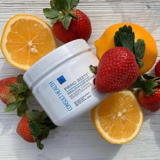 Consult Health Primo Beets Beet Root Powder Drink Mix with Nitrates - Supports Circulation Consult Health