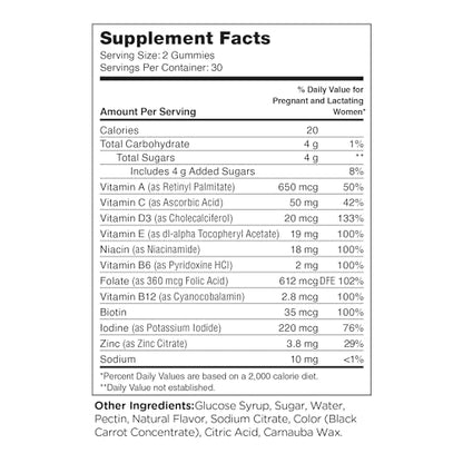 Zahler Chapter Six Prenatal Multivitamin with Folic Acid, Vitamin D and More Zahler