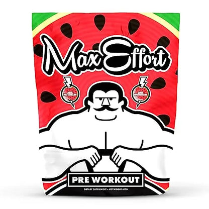 MAX EFFORT Muscle - Pre Workout Supplement, Energy and Focus, Insane Muscle Pump MAX EFFORT