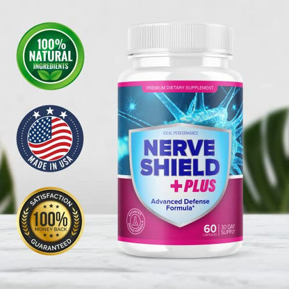 (3 Pack) Nerve Shield Plus Pills Original Supplement Advanced Nerve Formula IDEAL PERFORMANCE