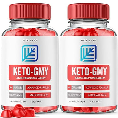 (2 Pack) Keto-GMY Gummies for Weight Loss, Keto GMY, Keto-GMY, Ketogmy Keto+ACV rize labs