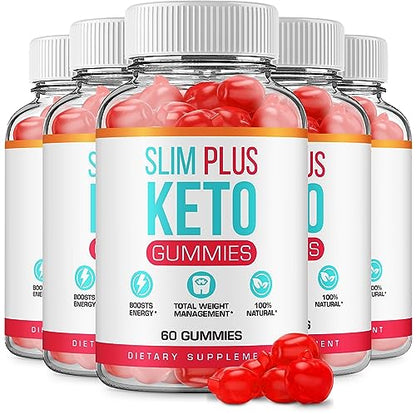 (5 Pack) Slim Plus Keto ACV Gummies - Official - Keto Slim Plus ACV Advanced Weight Loss Rillvo