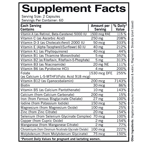 Prenatal Advanced Care, 120 Capsules, Kirkman Labs Kirkman