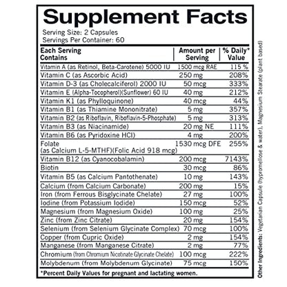 Prenatal Advanced Care, 120 Capsules, Kirkman Labs Kirkman