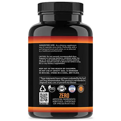 Angry Supplements Monster Test Nitric Oxide Booster Capsules, Extreme N.O Boost Angry Supplements