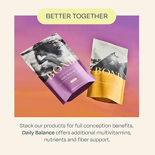 BOND Conception Boost: Fertility Supplements for Women for Ovulation, Egg Quality, and Fertility BOND