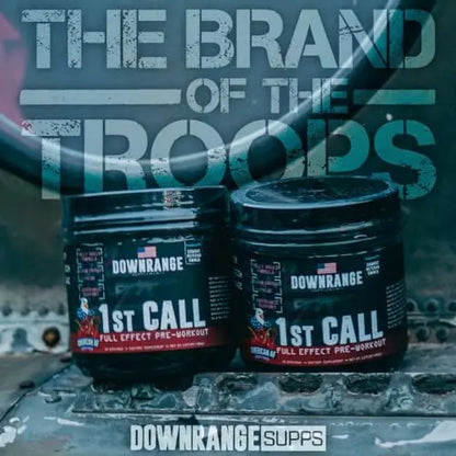 DownRange Supplements 1st Call Pre Workout Powder, Preworkout for Men and Women DownRange Supplements
