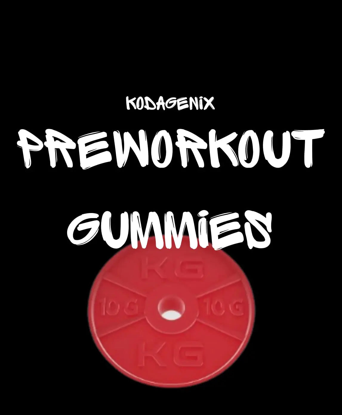 Kodagenix Pre Workout Gummies for Men and Women with Caffeine, L-Citrulline and Beta Kodagenix