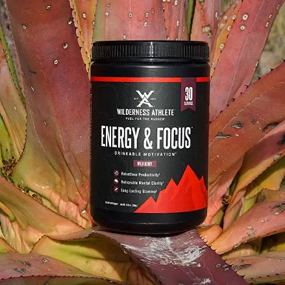 Wilderness Athlete - Energy & Focus | Energy Pre Workout for Women & Men - Energy Wilderness Athlete