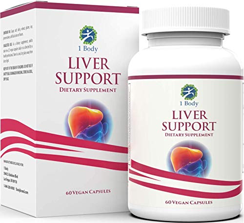 1 Body Liver Support Supplement - Liver Cleanse & Repair - Milk Thistle 1 Body