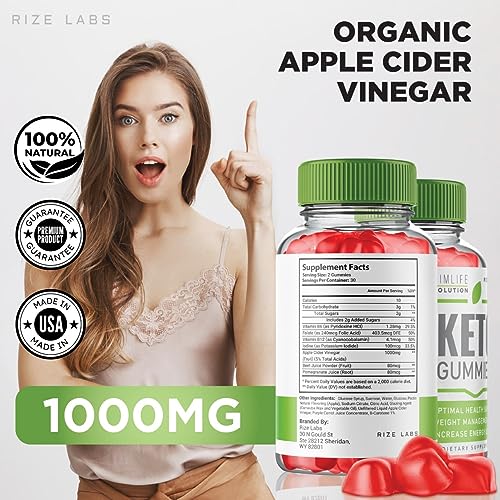 (2 Pack) SlimLife Keto Gummies, SlimLife Evolution Keto Gummies for Advanced Weight Loss rize labs
