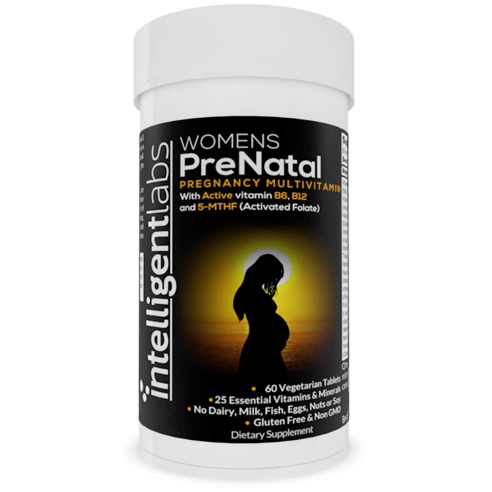 Intelligent Labs Women's Prenatal Multivitamin, 25 Essential Pregnancy Vitamins and Minerals Intelligent Labs
