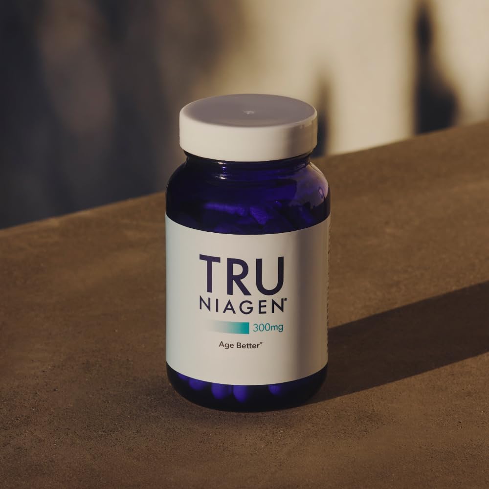 TRU NIAGEN Patented NAD Supplement for Brain Function, Anti Aging & Cell Regeneration, 300mg Niagen, 30 Servings | Supports Cellular Energy, Muscle | Nicotinamide Riboside (NR) Take 1 Daily | 2 Bottle TRU NIAGENBuy Supplements Australia