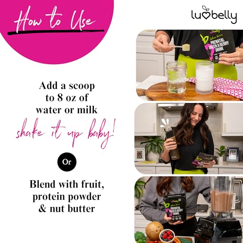 Prenatal Superfood Green Drink I Dietician Created for Pregnant Women I Organic Veggies & Fruit - Folate LuvBelly