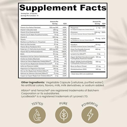 HPD Rx ONE Immunity Boost Multivitamin HPV Supplements for Women and Men, Pack of 6 HPD RxBuy Supplements Australia