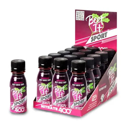 BEET IT Sport Pro-Elite Shot, (15 Shots) Nitrate 400, Non GMO Certified - Each Shot Contains BEET IT