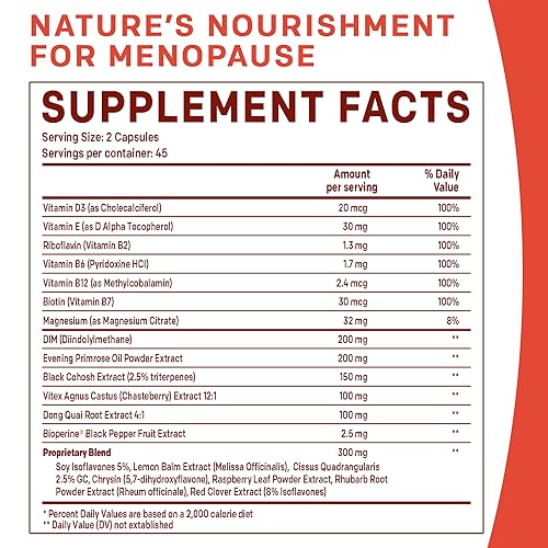 20-in-1 Menopause Supplements for Women - Dim Supplement Women - Estrogen Supplement PrimeMD