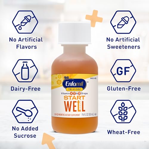 Enfamil Prenatals & Baby Vitamins Tri-Vi-Sol Vitamin A, C & D Multi-Vitamin Drops Enfamil Prenatals & Baby Vitamins