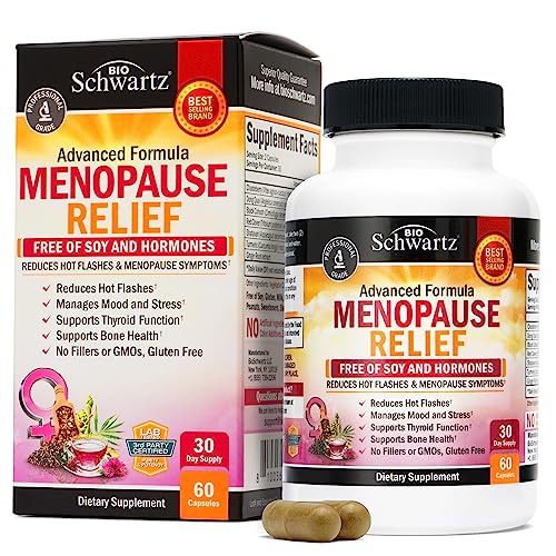 Herbal Menopause Relief for Women - Menopause Support for Mood & Hormone Balance BioSchwartz