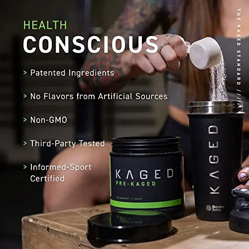 Kaged Original Pre-Workout Powder | Fruit Punch | Pre Formulated with Creatine, Beta Alanine Kaged