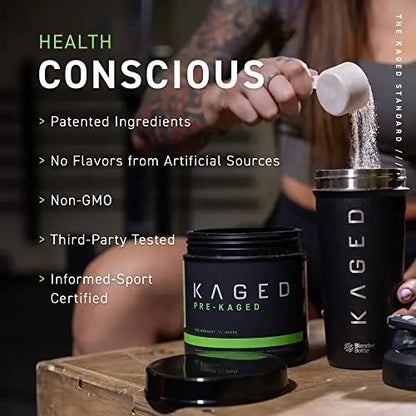 Kaged Original Pre-Workout Powder | Fruit Punch | Pre Formulated with Creatine, Beta Alanine Kaged