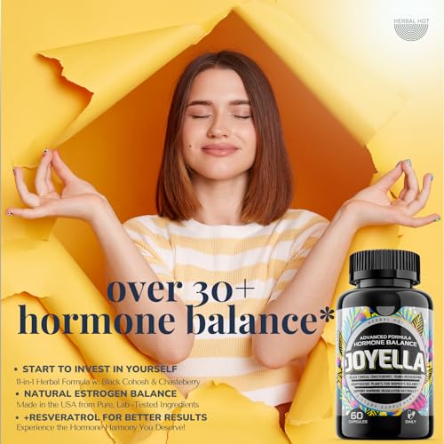 Womens Hormone Balance Supplement for Mood Swings, Hot Flashes Menopause Relief HERBAL HOT