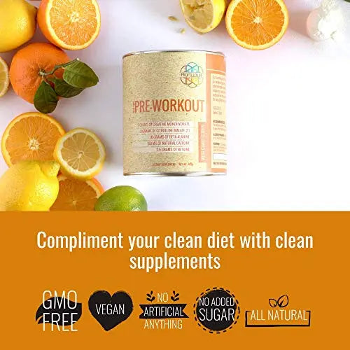 Propello Life Pre-Workout Drink Mix, West Coast Citrus, 450g Propello Life