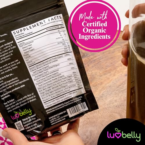 Prenatal Superfood Green Drink I Dietician Created for Pregnant Women I Organic Veggies & Fruit - Folate LuvBelly